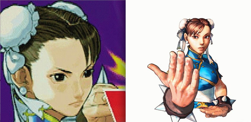 Illustration for article titled The Evolution Of Chun-Li's Face